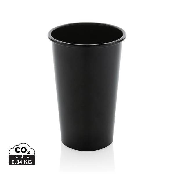 Obrázky: Ľahký čierny hrnček Alo 450ml , RCS recykl.hliník, Obrázok 6