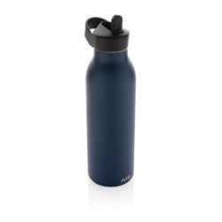 Obrázky: Flip-top fľaša Avira Ara 500ml z rec.ocele, modrá