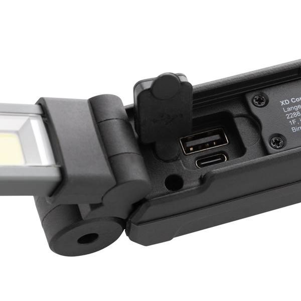 Obrázky: Veľká USB pracovná baterka Gear X, RCS rec. plast, Obrázok 2