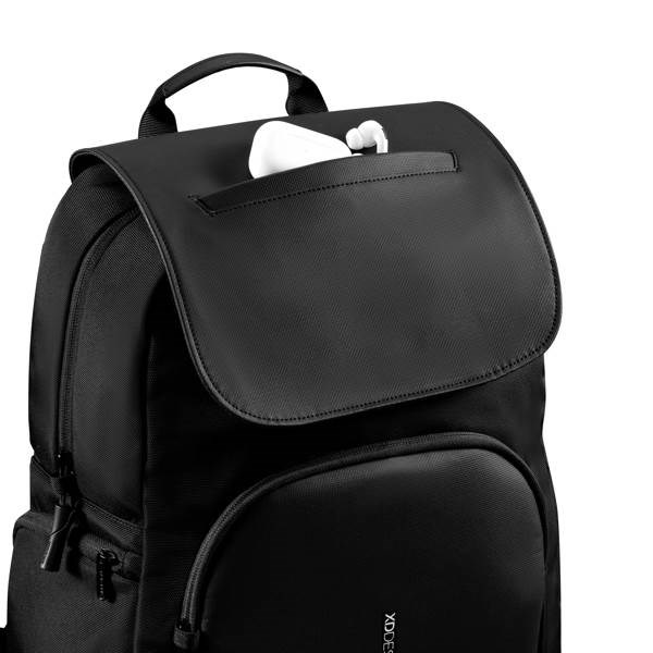 Obrázky: Čierny mäkký ruksak Soft Daypack, Obrázok 2