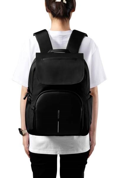 Obrázky: Čierny mäkký ruksak Soft Daypack, Obrázok 12