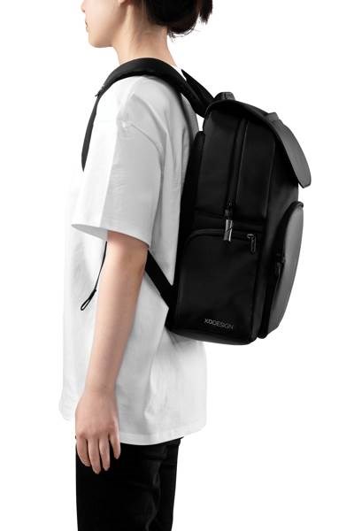 Obrázky: Čierny mäkký ruksak Soft Daypack, Obrázok 13