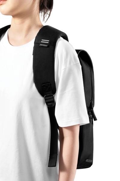 Obrázky: Čierny mäkký ruksak Soft Daypack, Obrázok 14