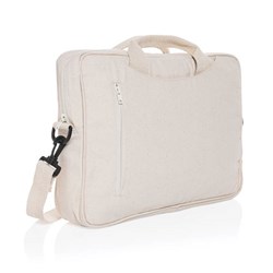 Obrázky: Béžová taška na 15,4" notebook Laluka ,rec.bavlna