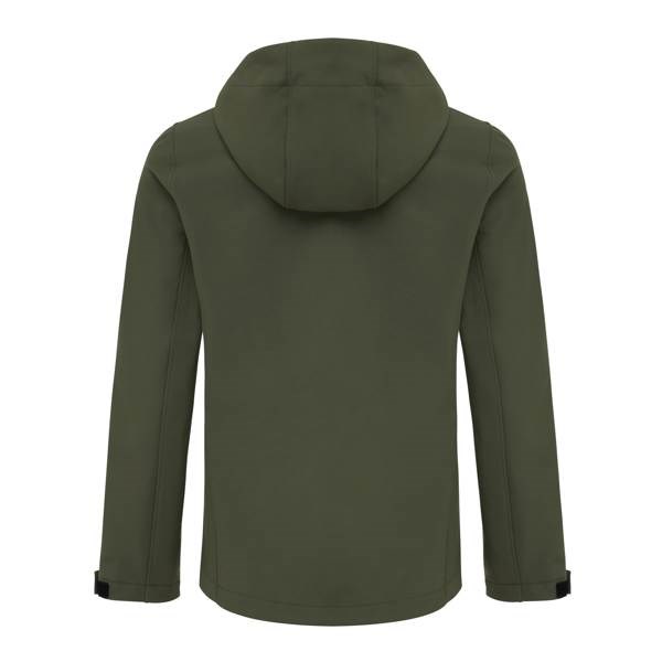 Obrázky: Dám. softshell bunda Makalu z rec. PES, khaki M, Obrázok 2