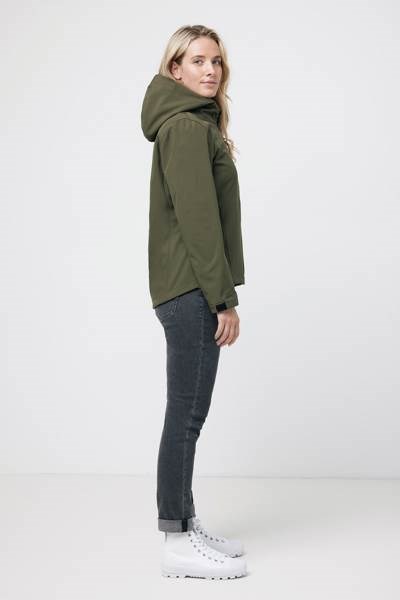 Obrázky: Dám. softshell bunda Makalu z rec. PES, khaki M, Obrázok 7