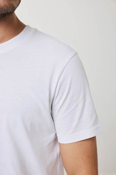 Obrázky: Unisex tričko Bryce, rec.bavlna, biele 5XL, Obrázok 16