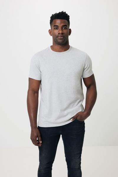 Obrázky: Unisex tričko Manuel, rec.bavlna, šedé 5XL, Obrázok 3