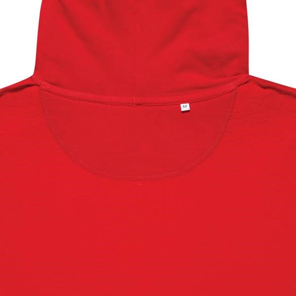 Obrázky: Mikina Jasper,kapucňa, rec.bavlna, červená XL, Obrázok 4