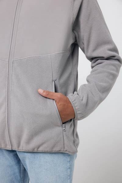 Obrázky: Mikroflís  bunda Talung,rec.PES, svetlošedá  3XL, Obrázok 5