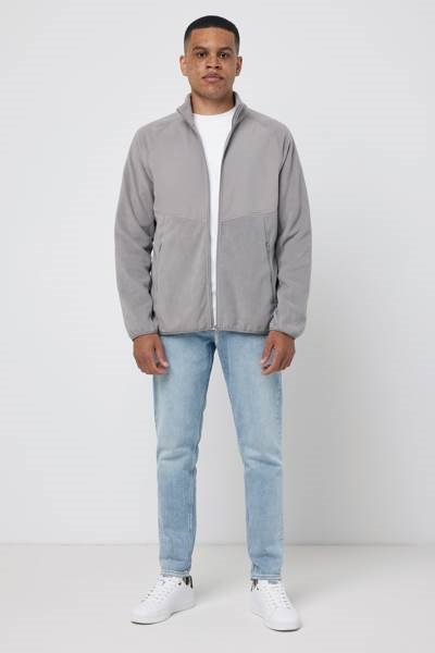 Obrázky: Mikroflís  bunda Talung,rec.PES, svetlošedá  3XL, Obrázok 13