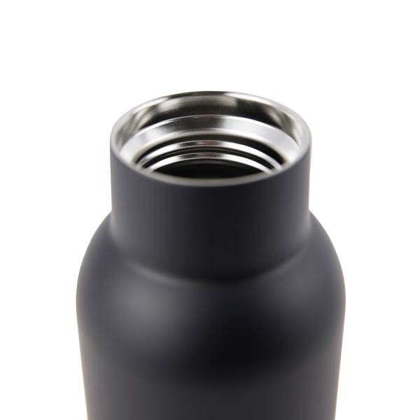 Obrázky: Vákuová recykl. fľaša VINGA Ciro 580ml,čierna, Obrázok 2