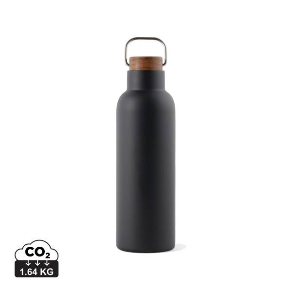 Obrázky: Černa vákuová recykl. fľaša VINGA Ciro 800ml, Obrázok 5
