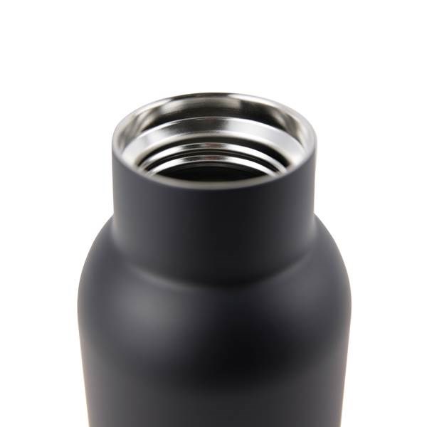 Obrázky: Čierna vákuová 300ml recykl. fľaša VINGA Ciro, Obrázok 2