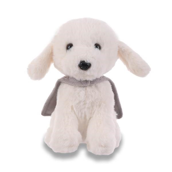 Obrázky: Biely plyšový psík s plášťom, Obrázok 2