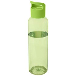 Obrázky: Zelená transp. 650ml fľaša z recyklovaného plastu