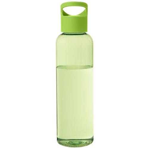Obrázky: Zelená transp. 650ml fľaša z recyklovaného plastu, Obrázok 4