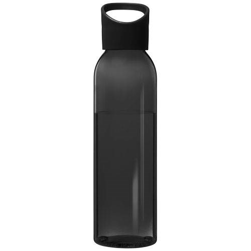 Obrázky: Čierna transp. 650ml fľaša z recyklovaného plastu, Obrázok 2