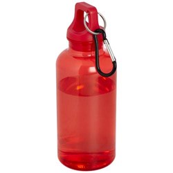 Obrázky: Červená fľaša 400ml s karabínou z RCS plastu