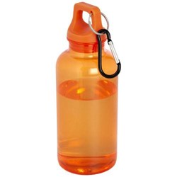Obrázky: Oranžová fľaša 400ml s karabínou z RCS plastu