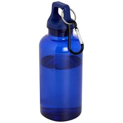 Obrázky: Modrá fľaša 400ml s karabínou z RCS plastu