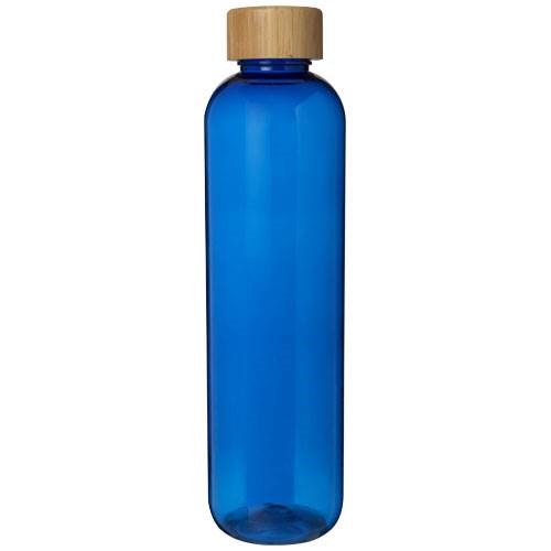 Obrázky: Modrá fľaša 950ml, rec. plast, bamb. viečko, Obrázok 4
