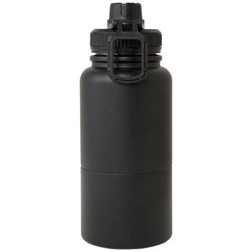 Obrázky: Dvojdielna termo fľaša čierna nerezová RCS, 840ml, Obrázok 2