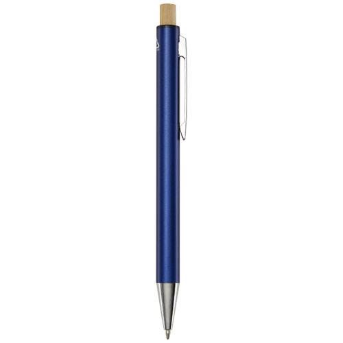 Obrázky: Modré guličkové pero, recykl. hliník, modrá náplň, Obrázok 7
