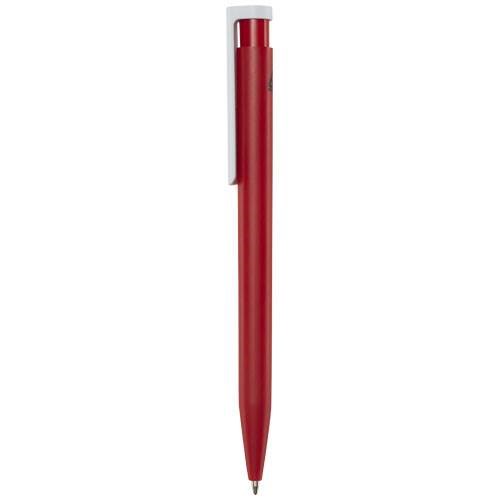 Obrázky: Červené guličkové pero, biely klip, rec. plast, MN, Obrázok 3