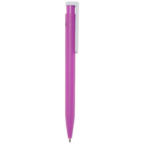 Obrázky: Ružové guličkové pero, biely klip, rec. plast, ČN, Obrázok 5