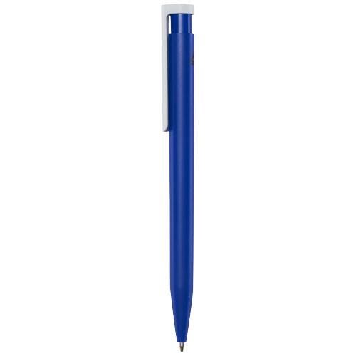 Obrázky: Str. modré guličkové pero,biely klip,rec. plast,ČN, Obrázok 3