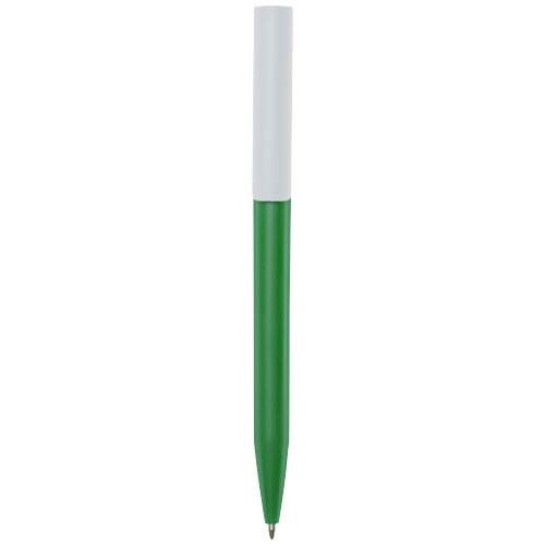 Obrázky: Zelené guličkové pero, biely klip, rec. plast, ČN