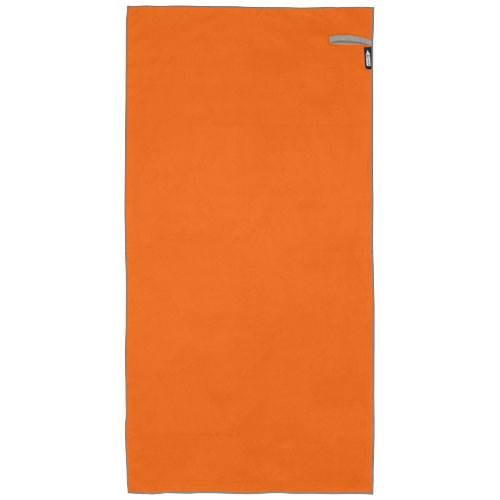 Obrázky: Oranžový rýchloschnúci uterák 50×100cm,GRS/Nylón, Obrázok 2