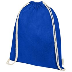Obrázky: Kráľ.modrý 100 g/m² ruksak z org. bavlny,cert.GOTS
