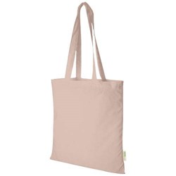 Obrázky: Sv.ružová  100g Nákupná taška z bavlny,certif.GOTS