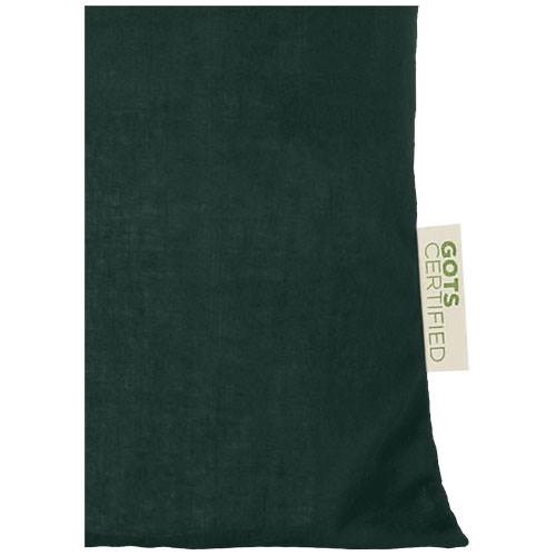 Obrázky: Zelená 100g Nákupná taška z bavlny, certif. GOTS, Obrázok 3