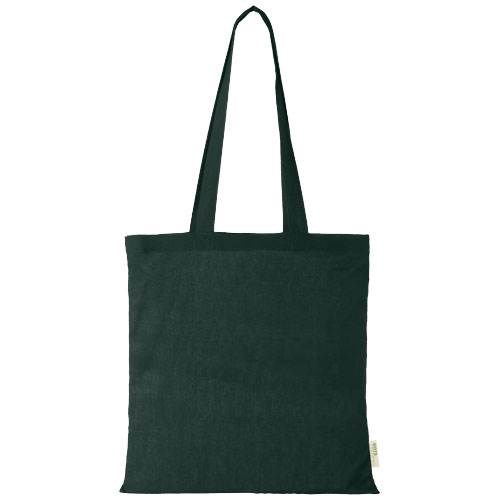 Obrázky: Zelená 100g Nákupná taška z bavlny, certif. GOTS, Obrázok 4
