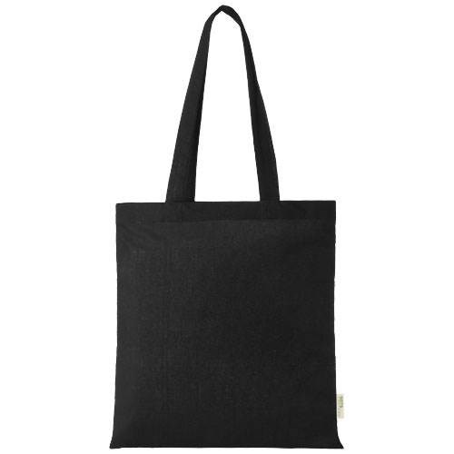 Obrázky: čierna 100g Nákupná taška z bavlny, certif. GOTS, Obrázok 4
