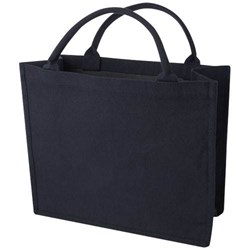 Obrázky: Pevná nákupná tm. modrá recyklovaná taška, 500g
