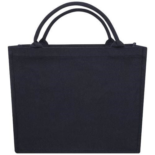 Obrázky: Pevná nákupná tm. modrá recyklovaná taška, 500g, Obrázok 2