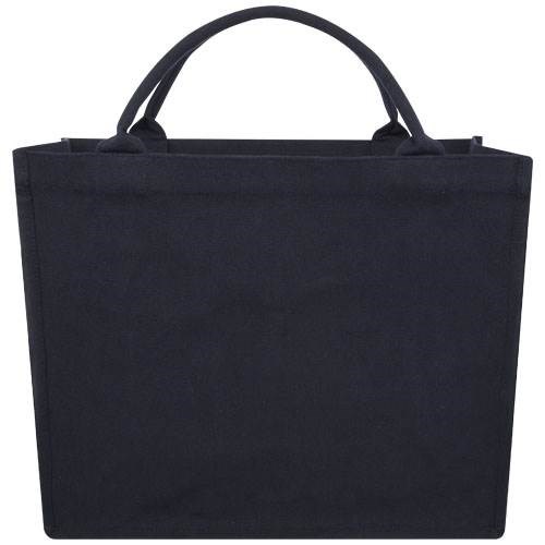 Obrázky: Pevná nákupná tm. modrá recyklovaná taška, 500g, Obrázok 4