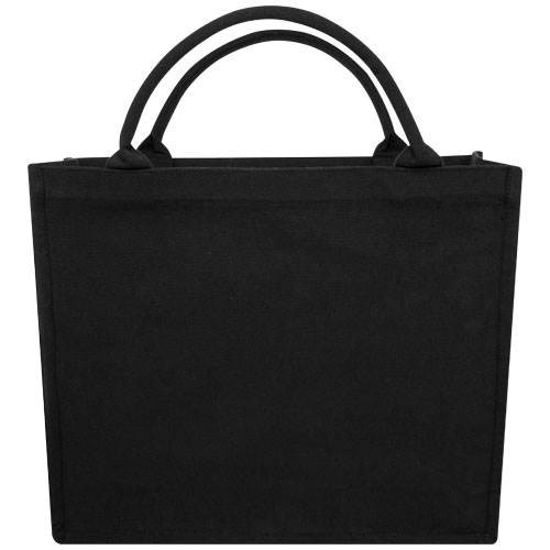 Obrázky: Pevná nákupná čierna recyklovaná taška, 500g, Obrázok 2