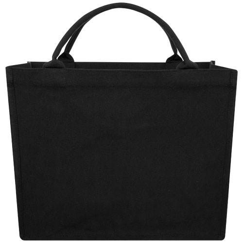 Obrázky: Pevná nákupná čierna recyklovaná taška, 500g, Obrázok 4