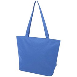 Obrázky: Str. modrá vodoodpud. rec. nákupná taška so zipsom