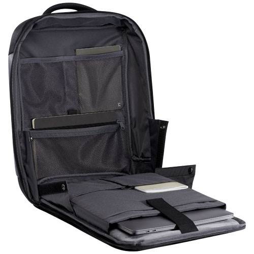 Obrázky: Kompaktný čierny recyk.12l ruksak na notebook,15,6, Obrázok 3