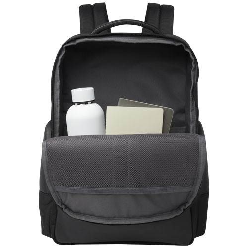 Obrázky: Čierny recyklovaný ruksak 25l na notebook, 15,6, Obrázok 4