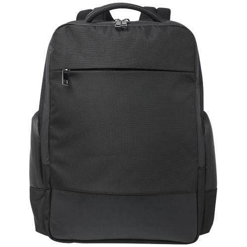 Obrázky: Čierny recyklovaný ruksak 25l na notebook, 15,6, Obrázok 7