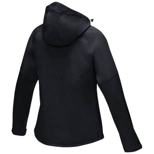 Obrázky: Dámska čierna softshellová  rec. bunda, XL, Obrázok 3