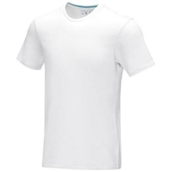 Obrázky: Biele pánske tričko z organ. materiálu, M