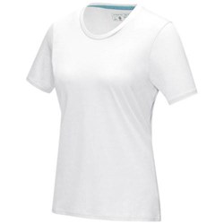 Obrázky: Biele dámske tričko z organ. materiálu, XL